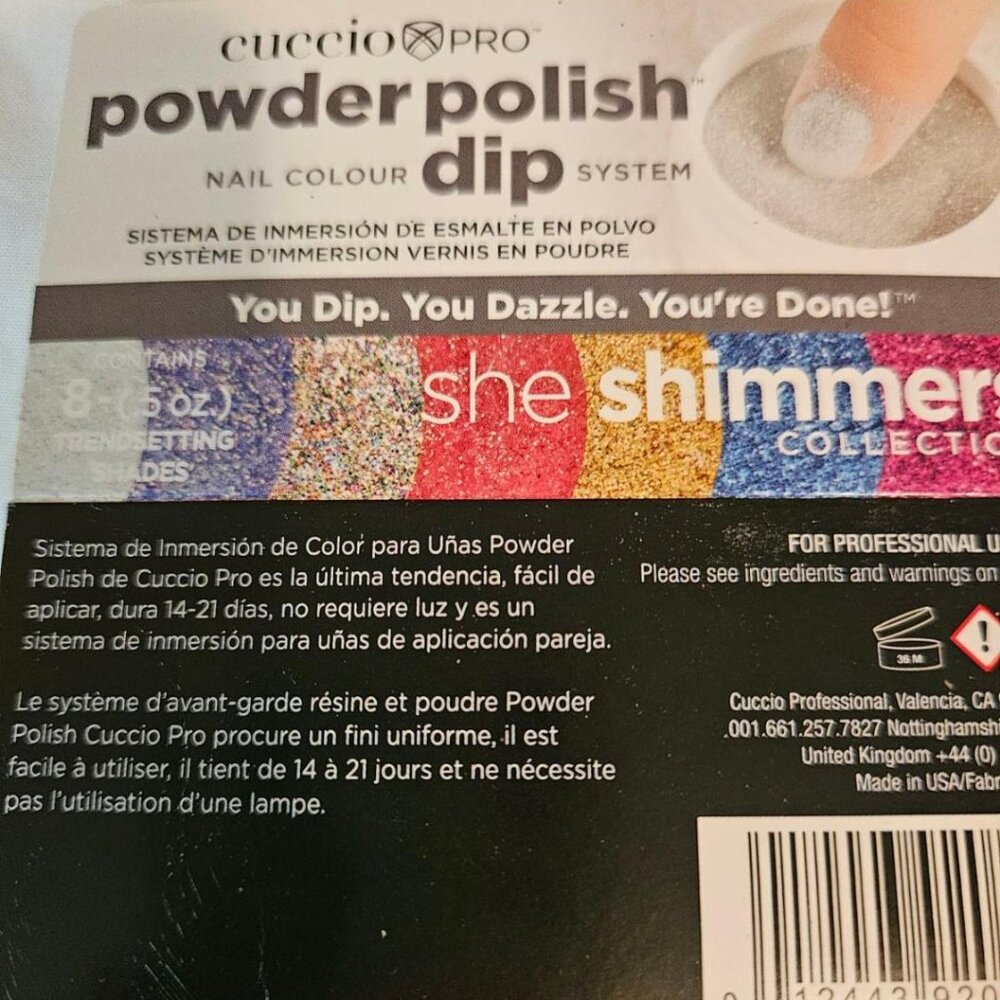 Cuccio Pro powder polish dip